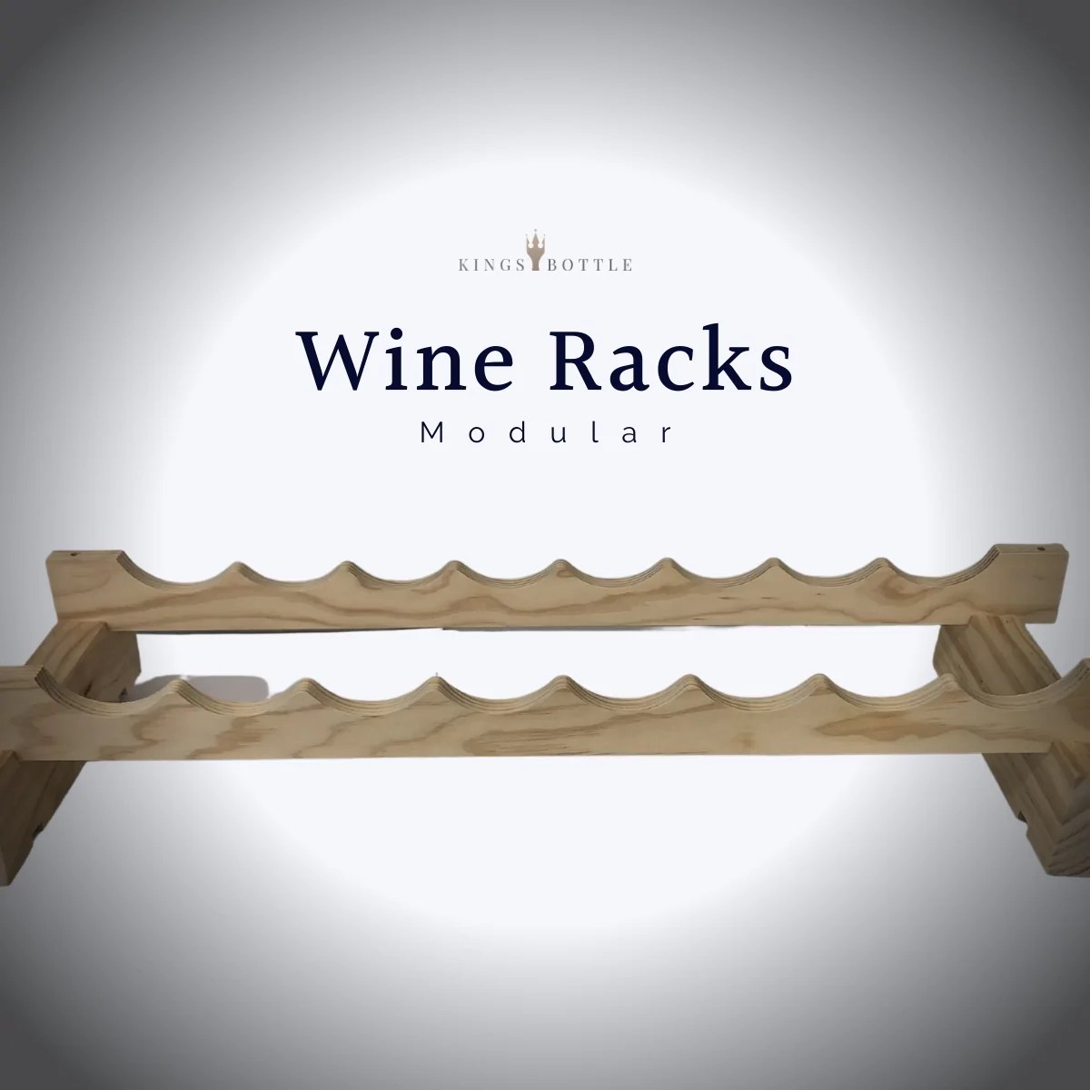 Modular Wooden Wine Rack Stylish and Expandable Wine Rack