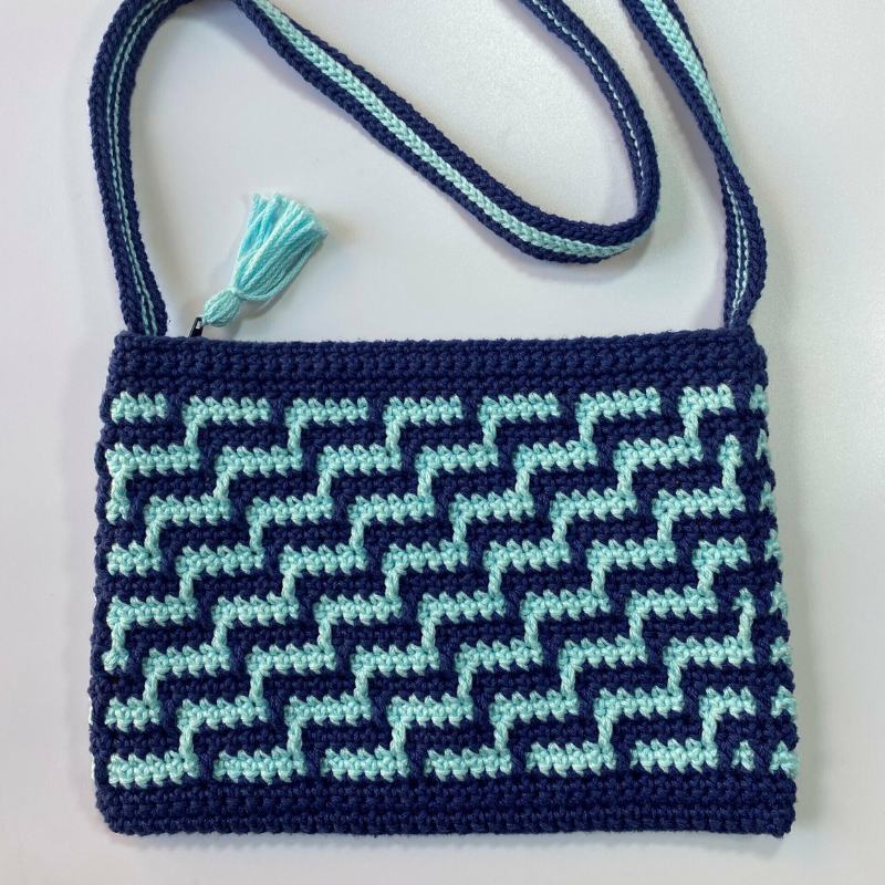 Crochet Shoulder Bag Pattern Steps Cool Wool Designs