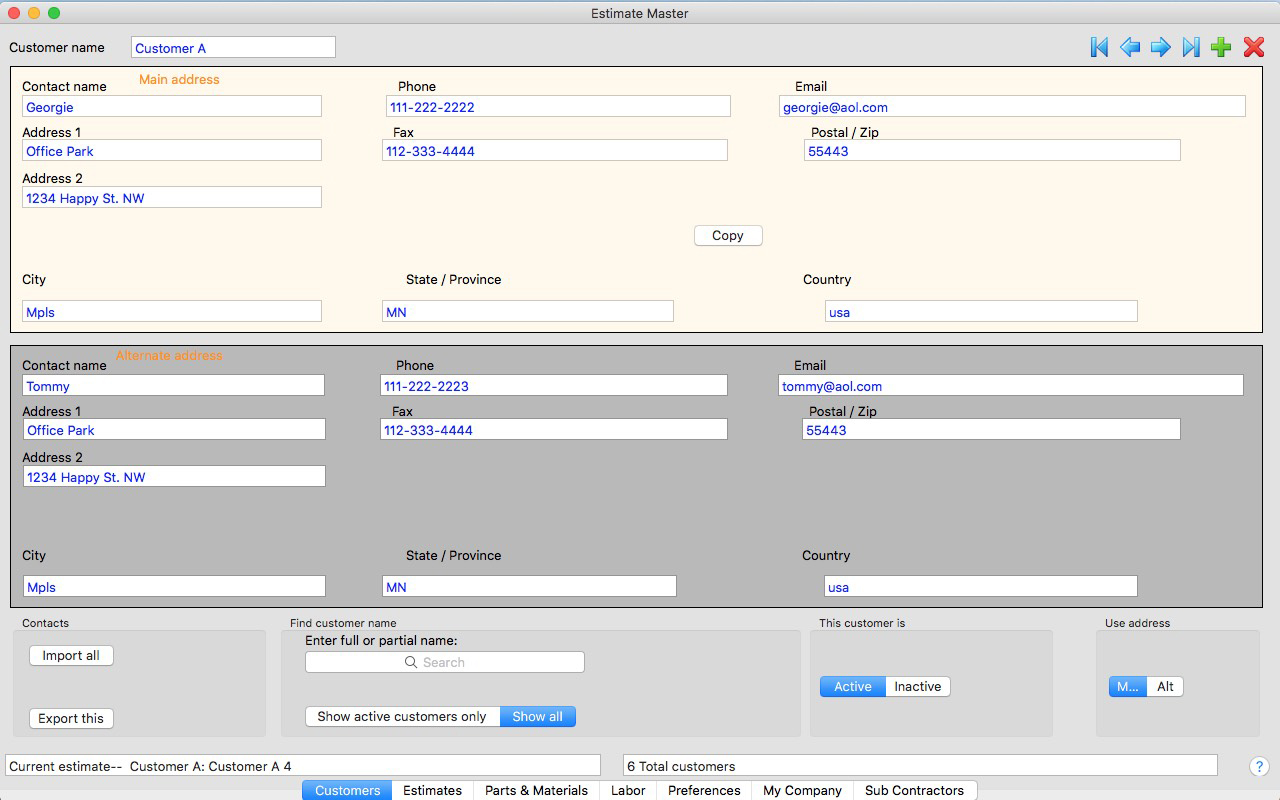 Estimate Master for Mac