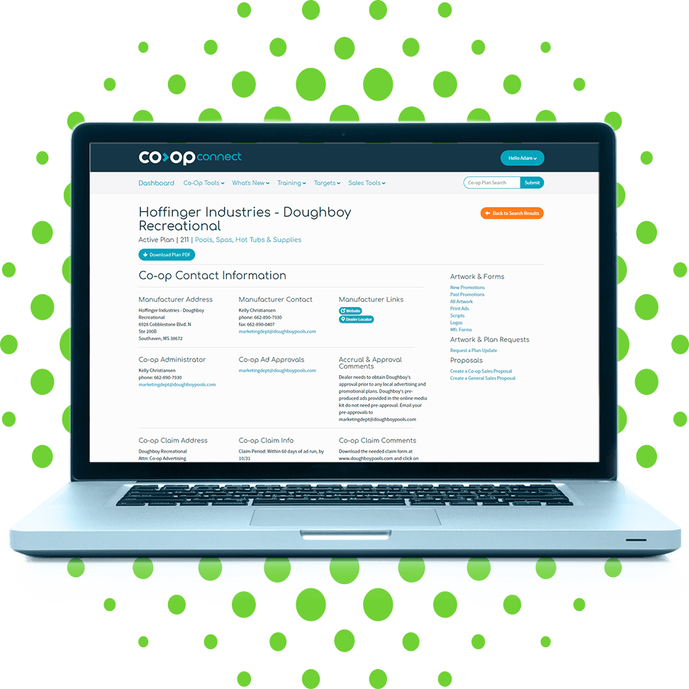 Coop Connect Advertising Platform