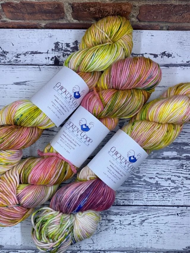 Pink Confetti Chicken Coop Dyeworks