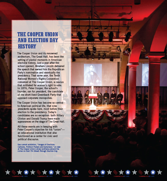 Cooper and U.S. Presidential Elections The Cooper Union