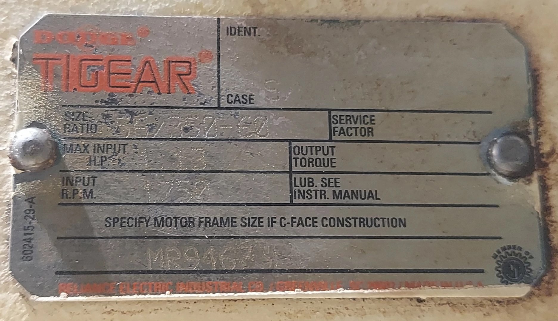 12” BUHLER ROTARY AIRLOCK WITH DRIVE Cooper Industries LLC