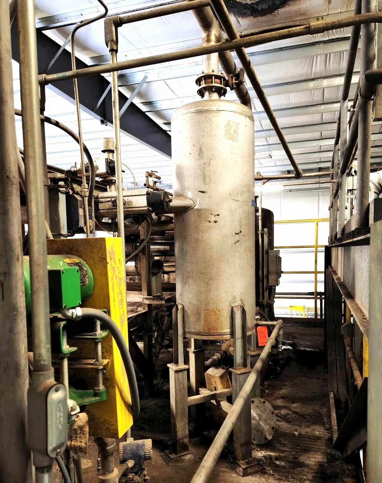 42” WIDE X 30’ LONG EIMCO 316 STAINLESS STEEL HORIZONTAL VACUUM BELT