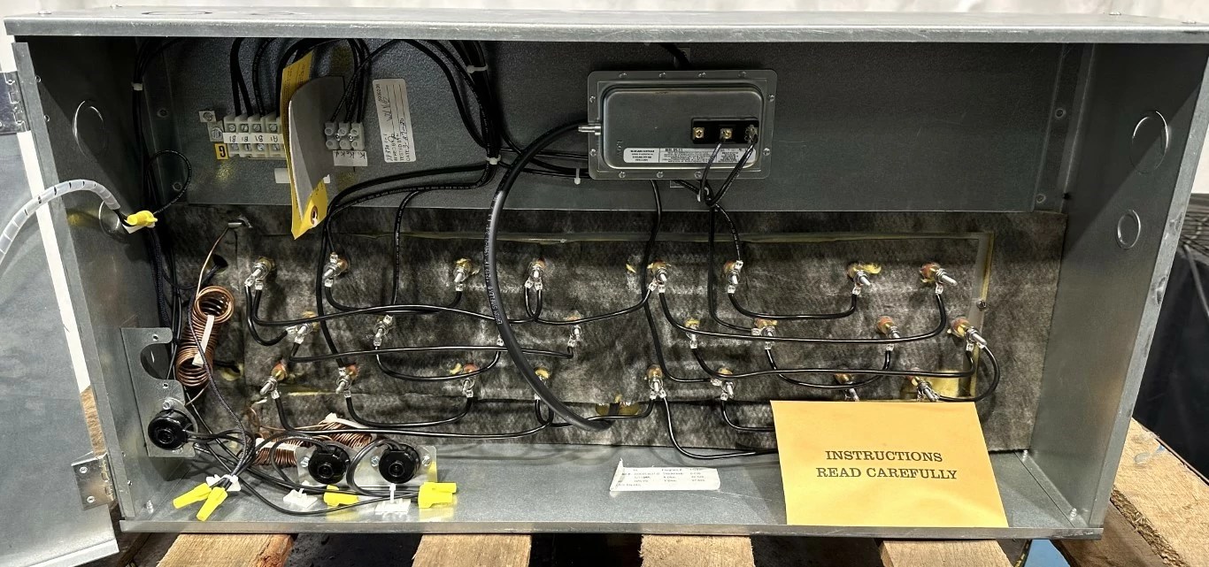 INDEECO ELECTRIC DUCT HEATER 201327114 TFXU 30×28 (UNUSED) Cooper