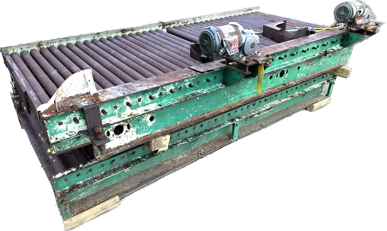 48” x 240” CHAIN DRIVEN LIVE ROLLER CONVEYOR Cooper Industries LLC