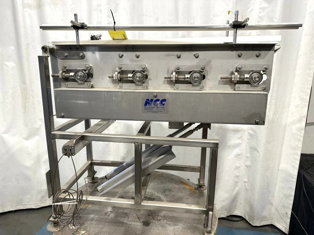 6” WIDE NCC AUTOMATED SYSTEM PRODUCT CONVEYOR WITH DRIVE & STAINLESS