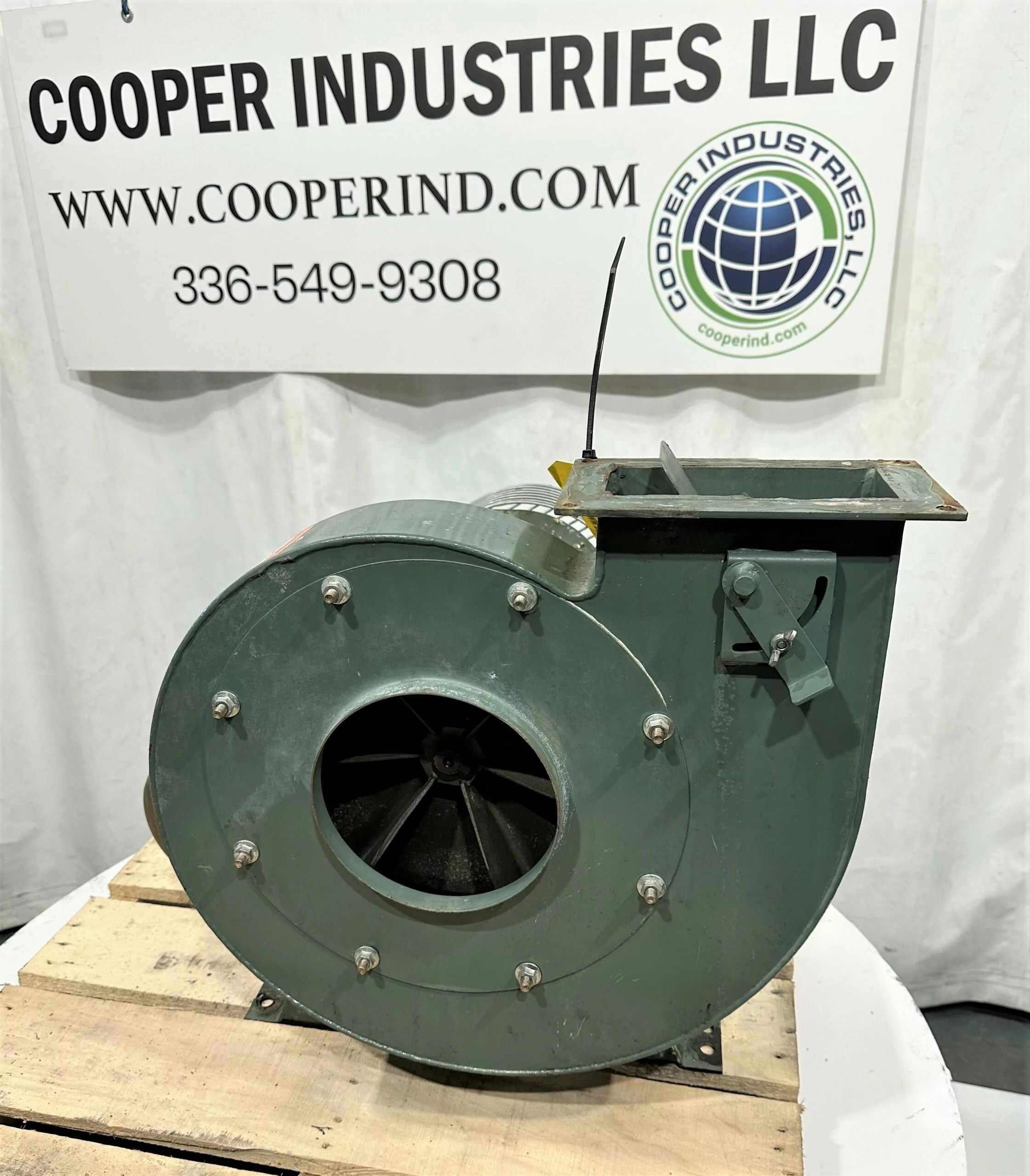 ITEM 2409 450 CFM AT 6” S.P. 1.5 HP NEW YORK BLOWER COMPANY COMPACT GI