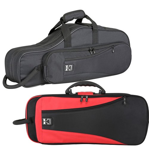 Kaces Instrument Cases for flute, alto sax, and trumpet