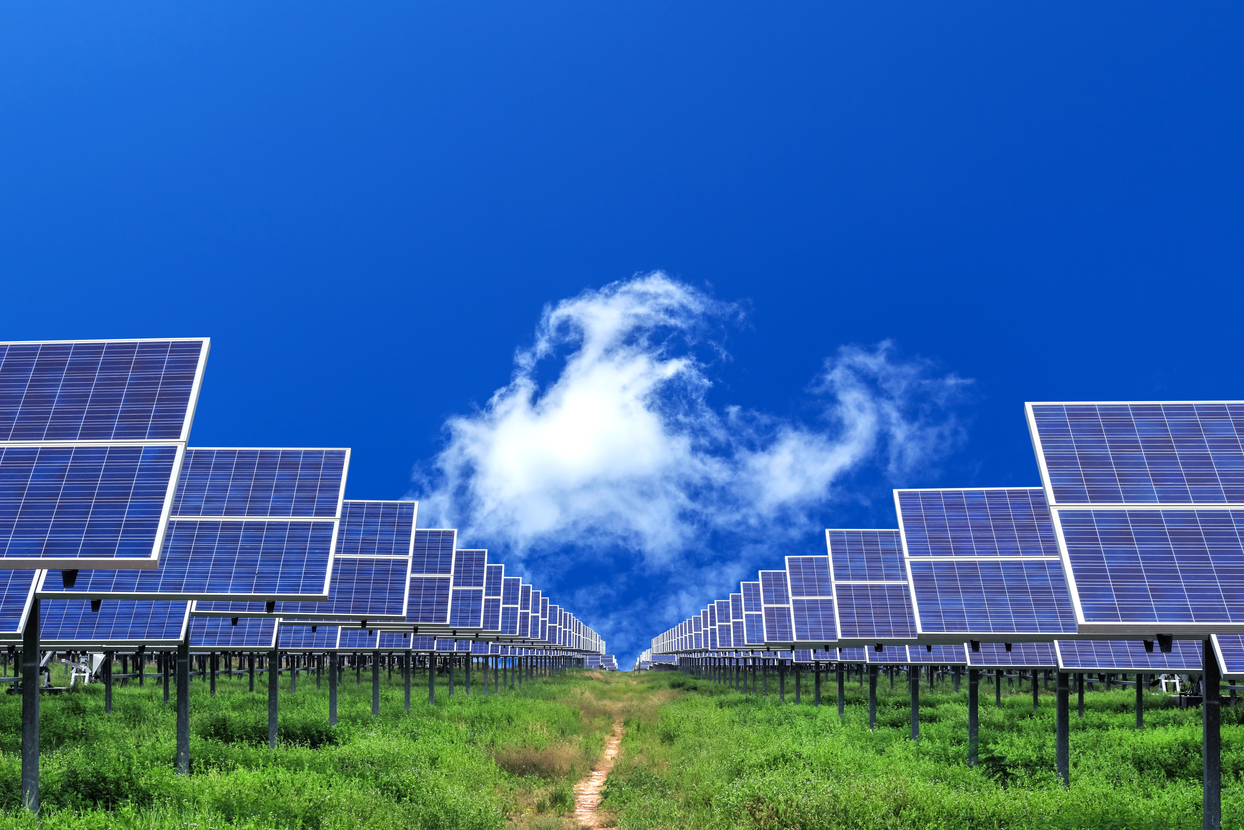 solar energy panel on blue sky background Cooperstown Environmental