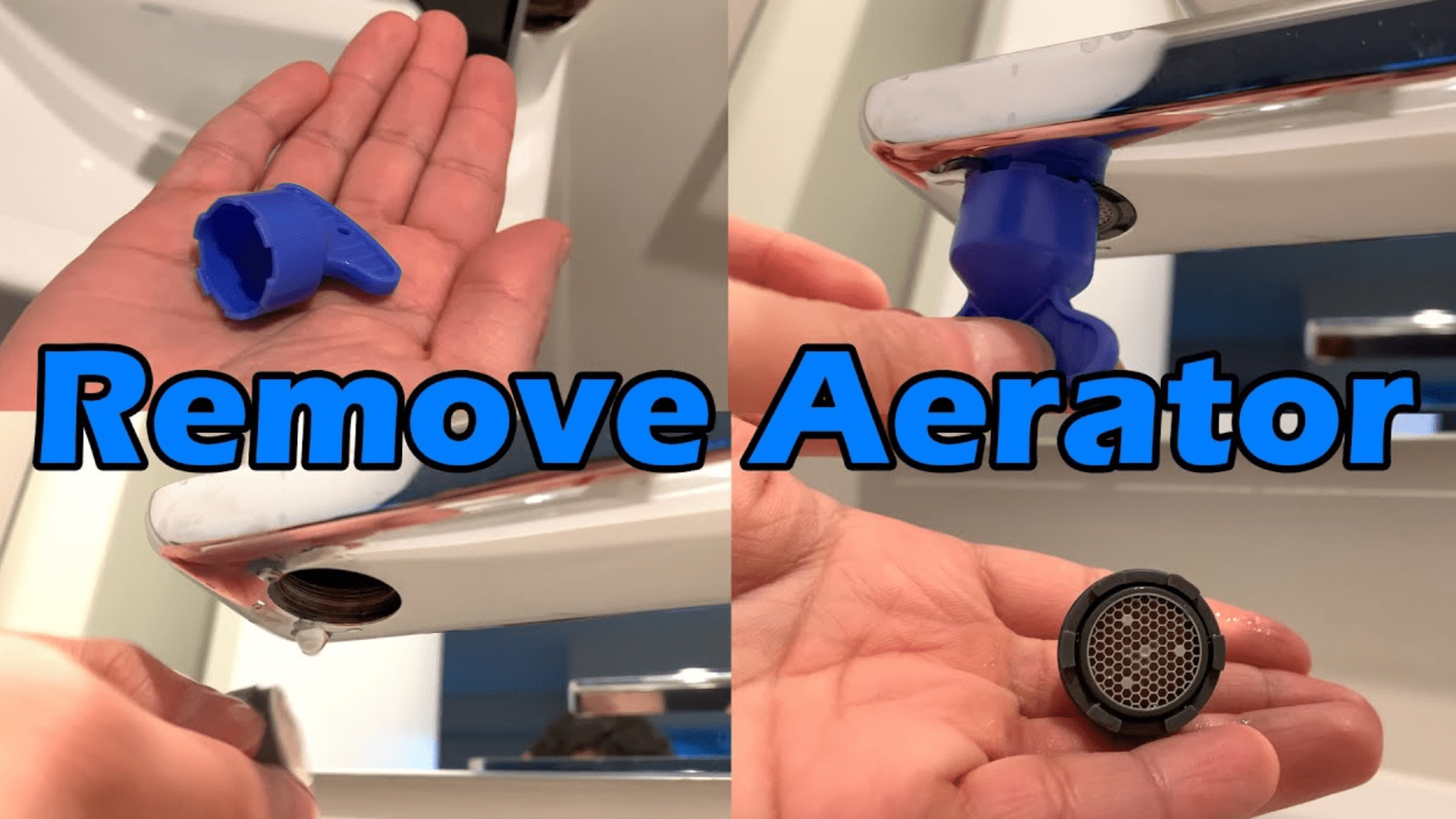 How To Remove Aerator From Faucet Using An Aerator Key Coouge