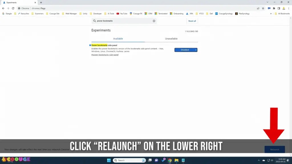 How To Remove "All Bookmarks" Folder on the Bookmark Bar in Google