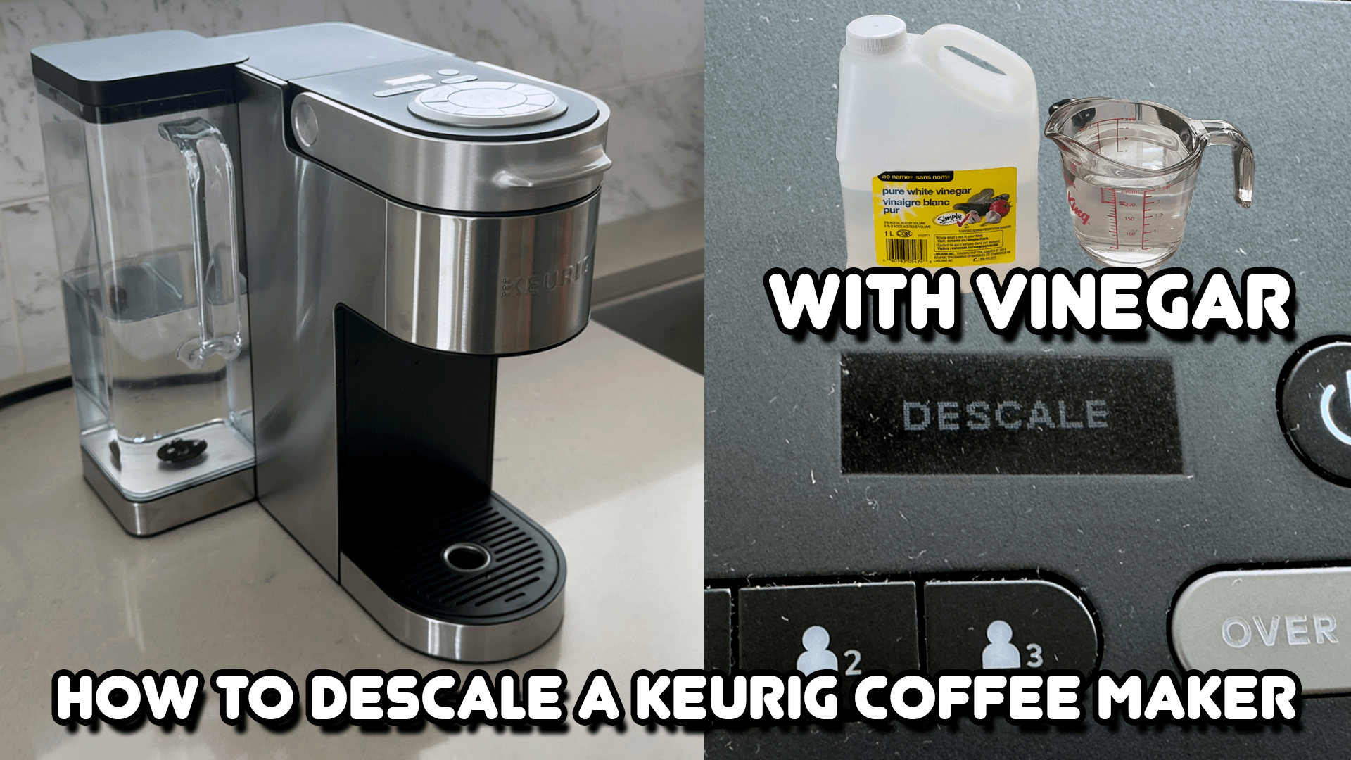 How to Descale a Keurig Coffee Maker with Vinegar Coouge