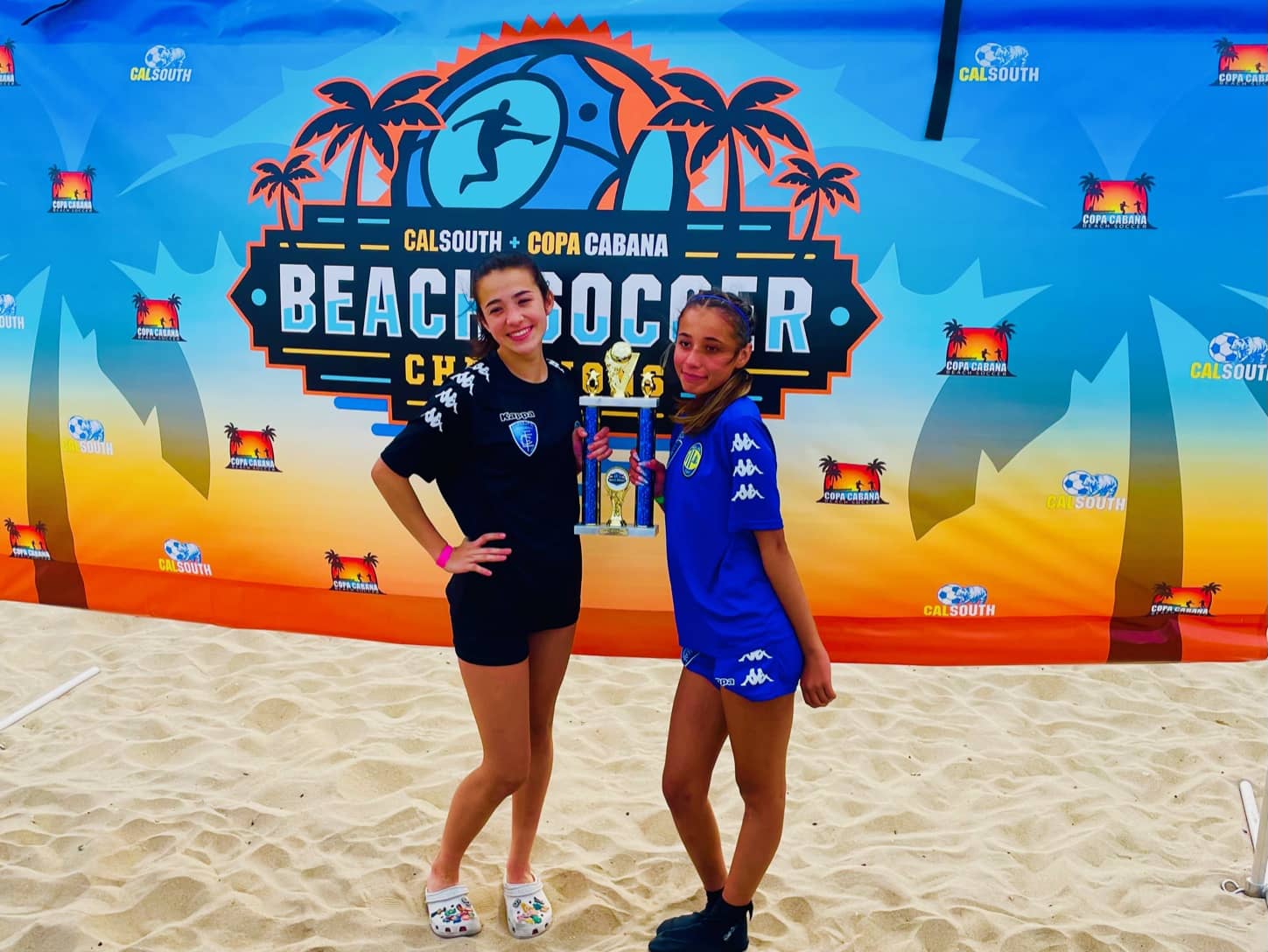 Copacabana Beach Tournament 2023 Logo Home - Copa Cabana Beach Soccer