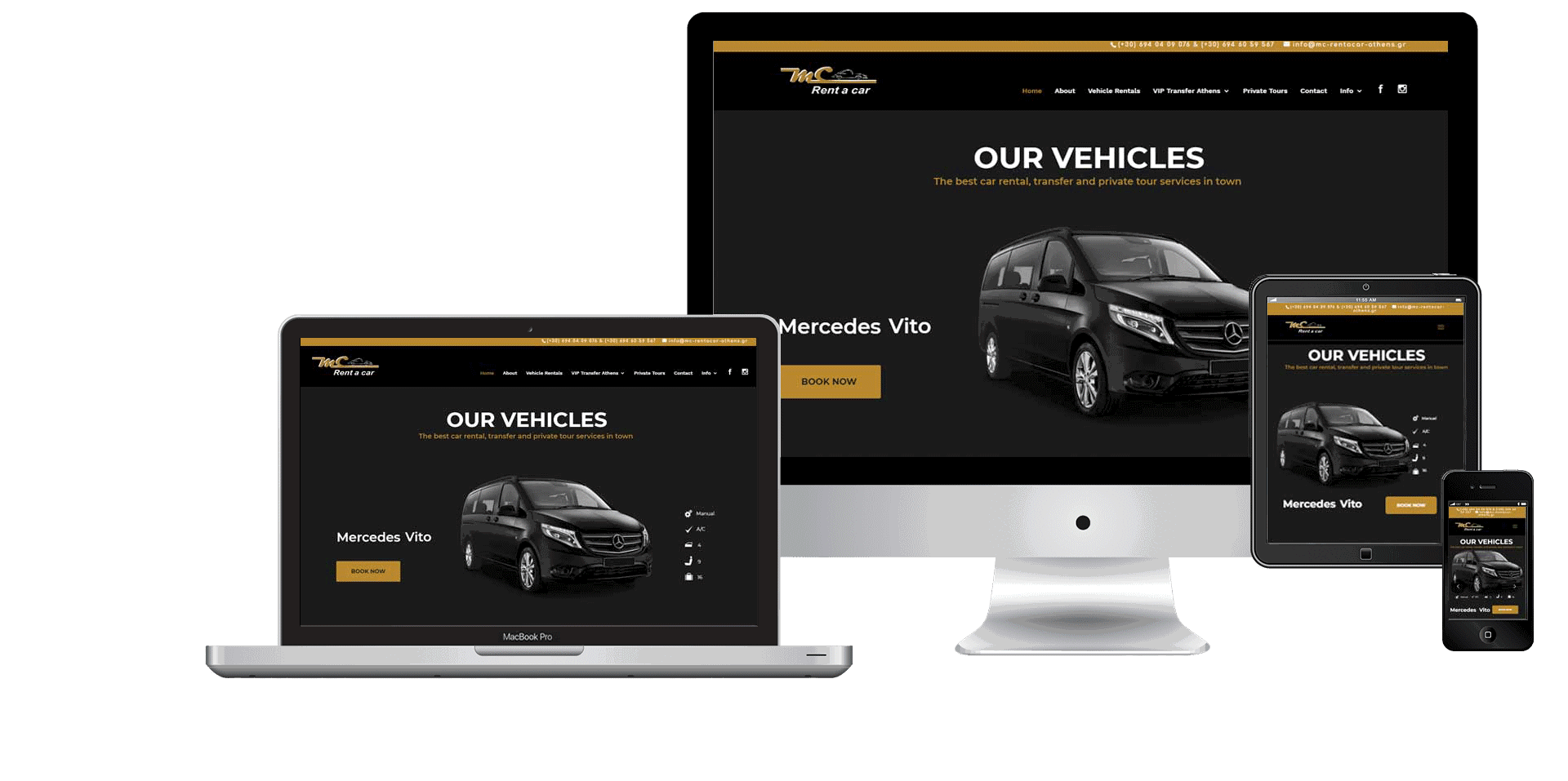 MC rent a car Athens COPE Digital Agency Athens