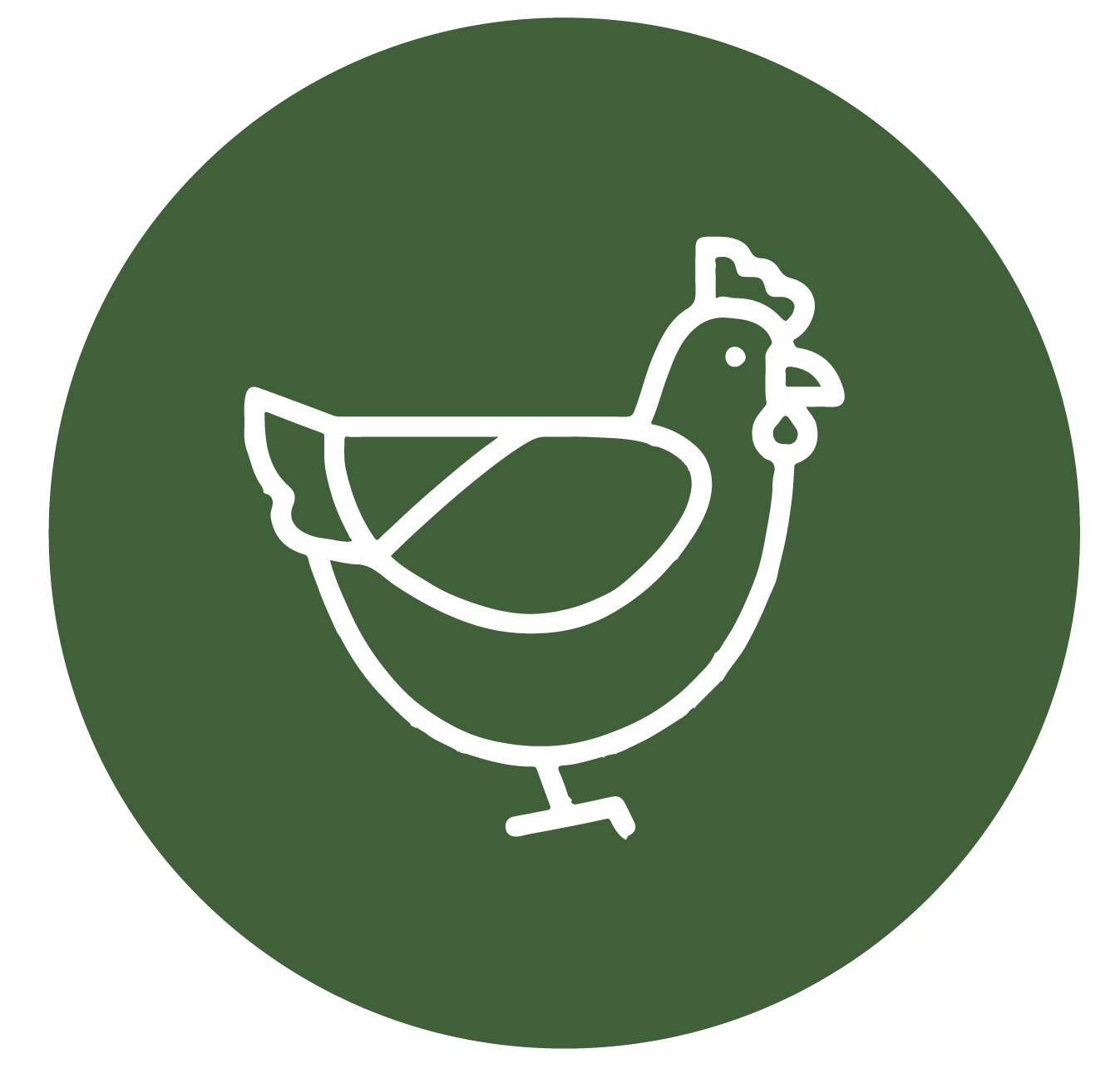 Ethically Raised Chicken Cope Grass Farm