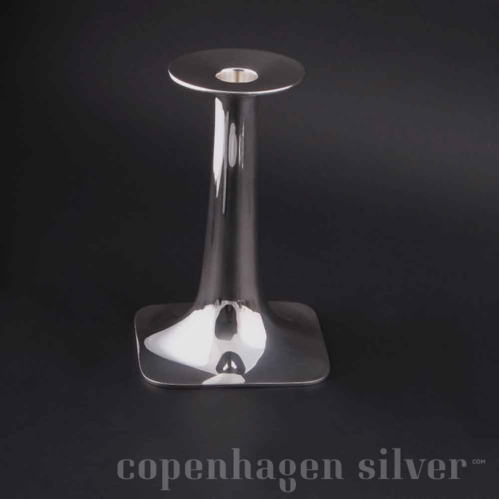 Carl M. Cohr Sterling Silver Candle Holder Copenhagen Silver