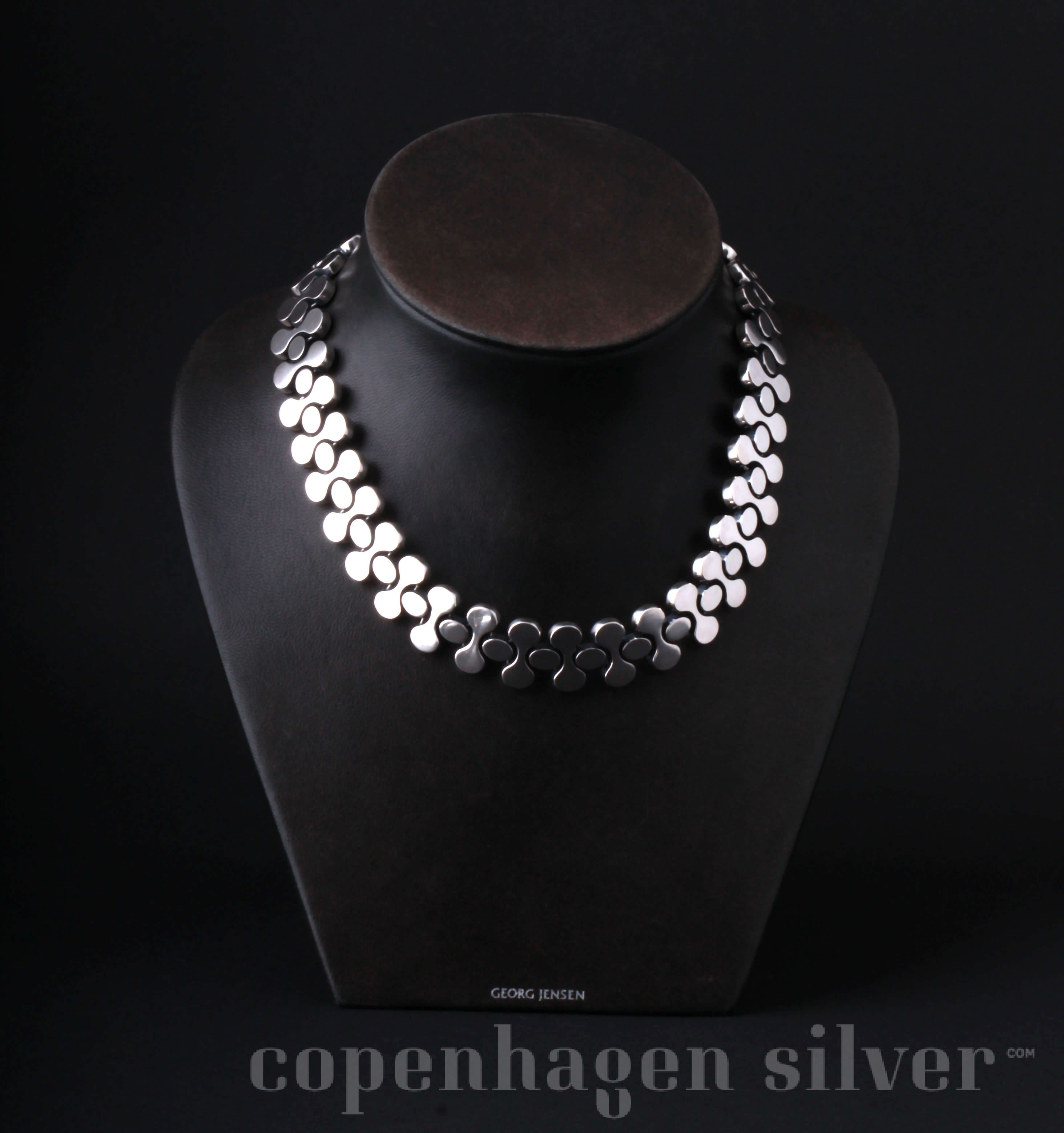 Jensen Sterling Silver Necklace / Collier 110D Copenhagen Silver