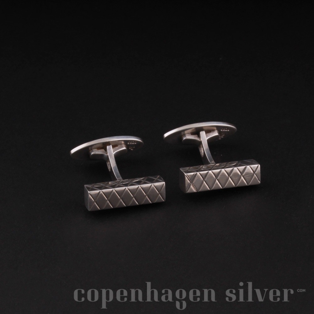 Vintage Art Deco Sterling Silver Cufflinks Copenhagen Silver