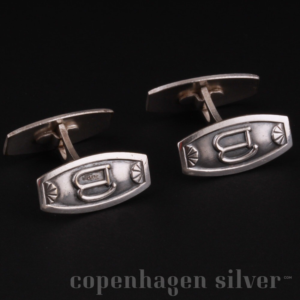 Vintage Silver Cufflinks Copenhagen Silver