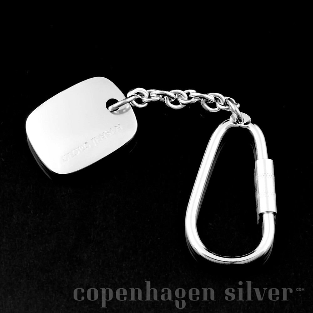 JENSEN Sterling Silver Key Ring Copenhagen Silver