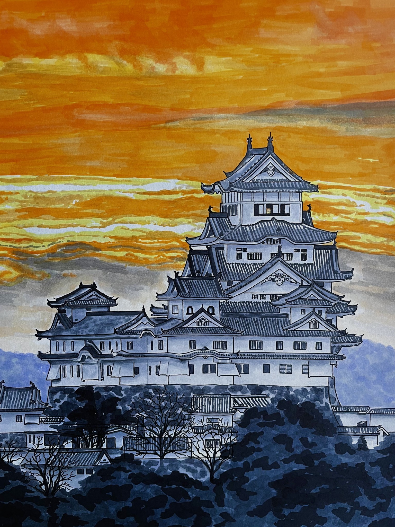 Sunset View of Himeji Castle COPIC AWARD 2022 OFFICIAL WEB SITE