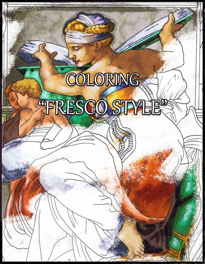 Fresco Style Header Copic Marker Tutorials