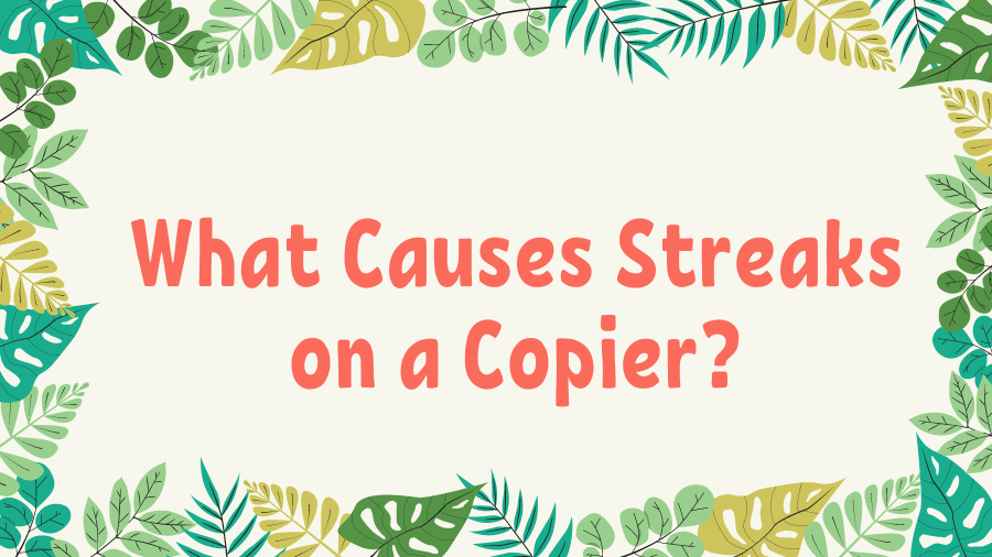 What Causes Streaks on a Copier? Ricoh Color MFP/Photocopier Rent