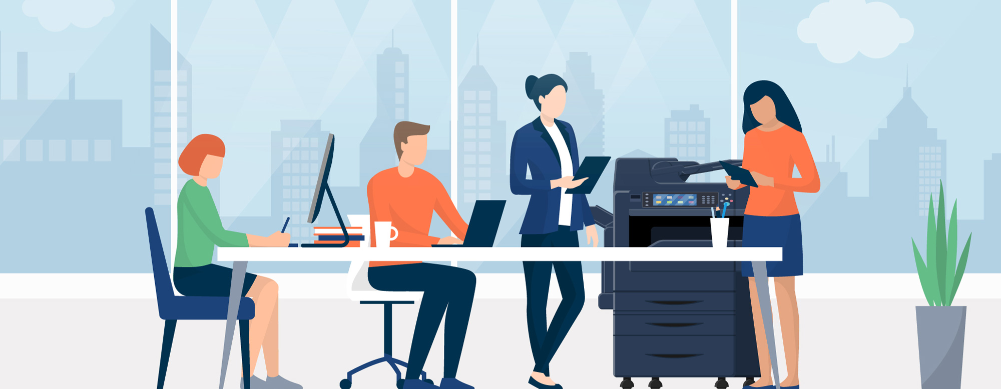 Managed Print & Copier Services In NC Copiers Plus