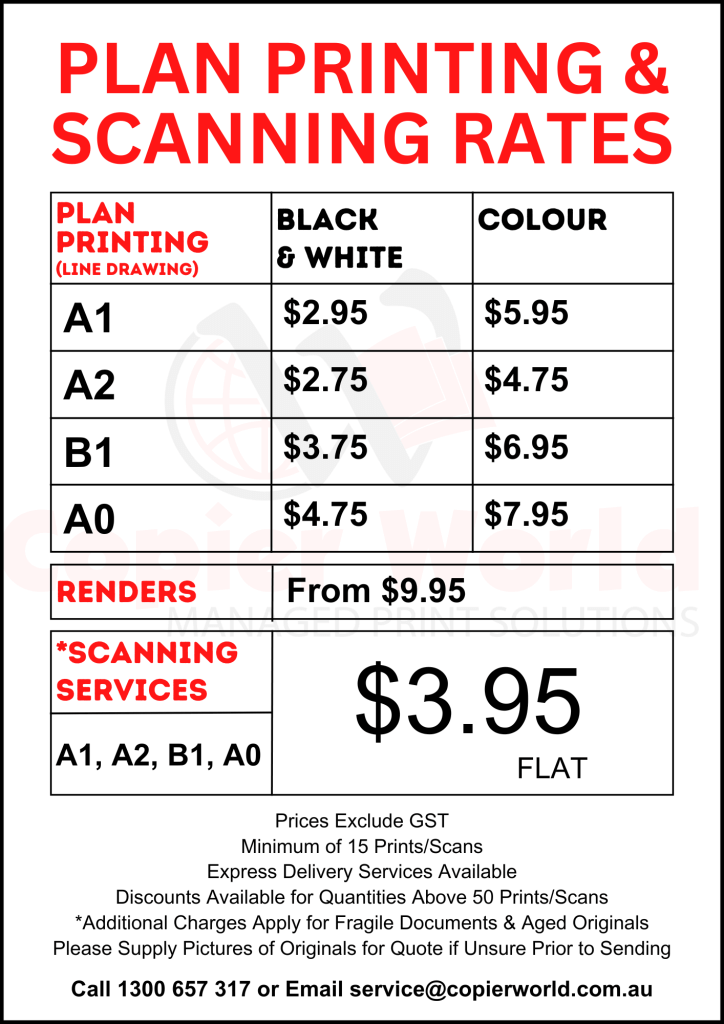 Plan Printing Plan Printing And Scanning Near Me Copier World