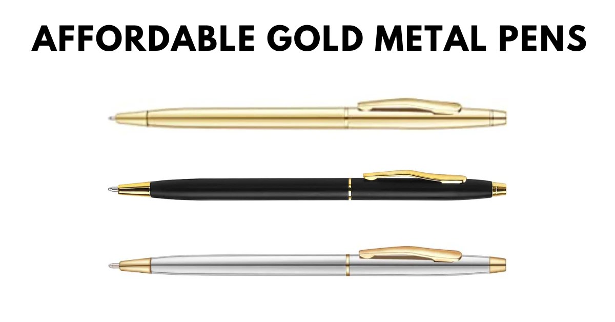 Buy Affordable GOLD Metal Pens in BULK COPJOT Police Notebooks and Pens