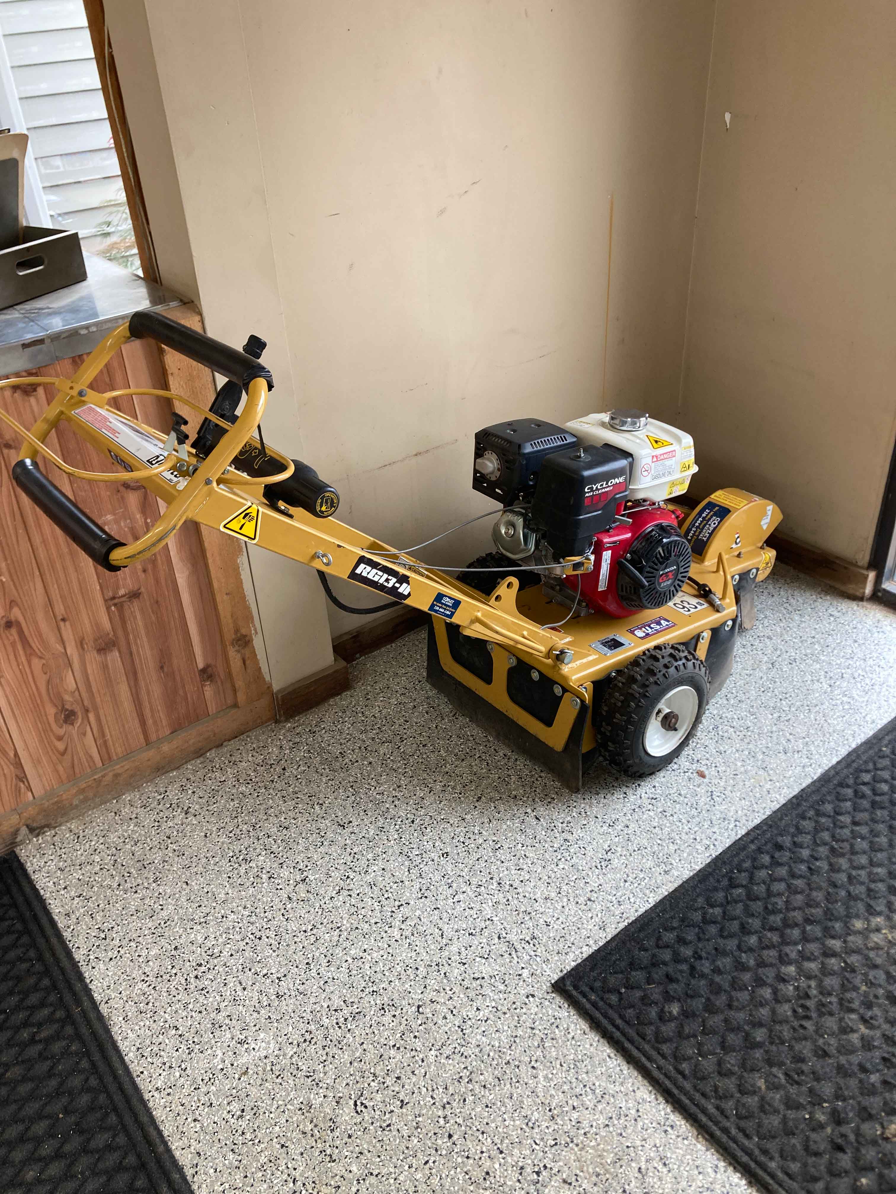 Stump Grinder Small Portable Copley Tool Rental