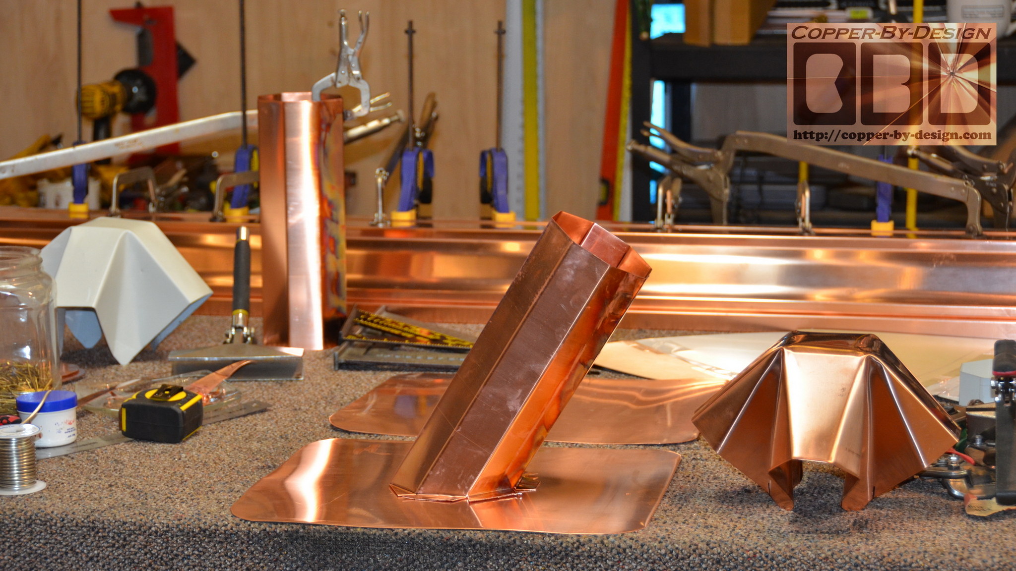 CBD's Custom Copper Roof Flashing & Vents Page