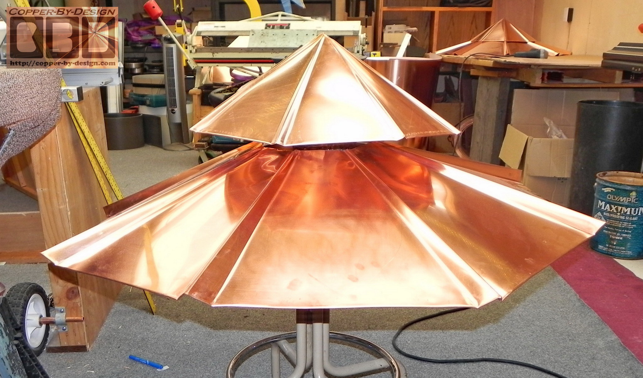 CBD's Allison Turret & Gazebo Roof Caps w/Cupolas