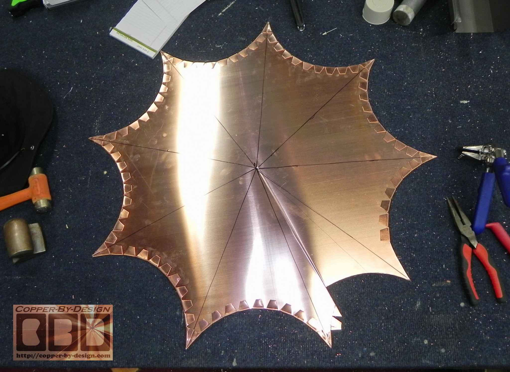 CBD's Taylor Copper Roof Cap Page