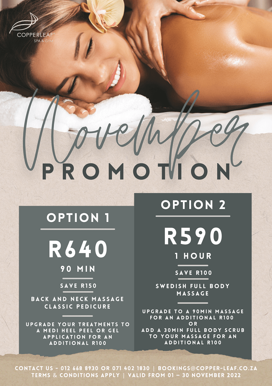 Spa Packages Copperleaf