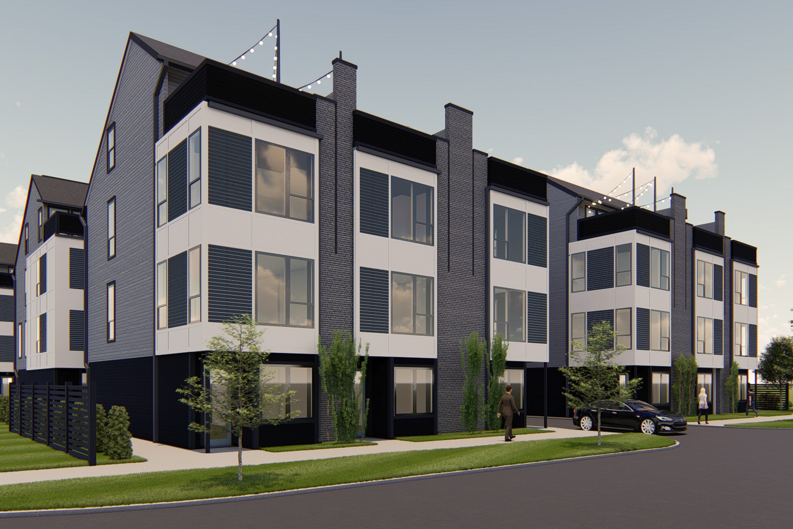 Luxury Townhomes in Southend Charlotte Bronson Square