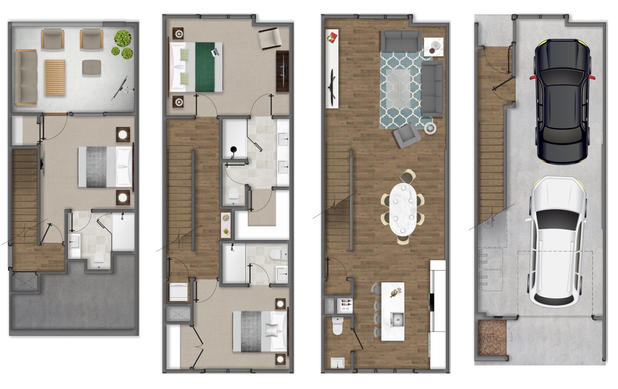 Luxury Townhomes in Southend Charlotte Bronson Square