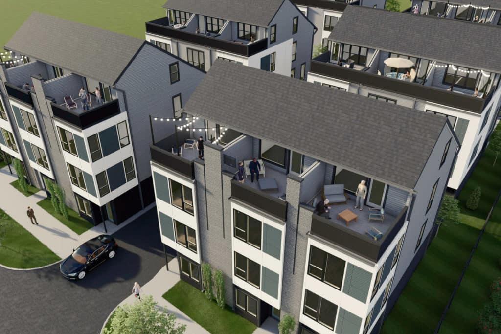 Luxury Townhomes in LoSo Charlotte Copper Builders