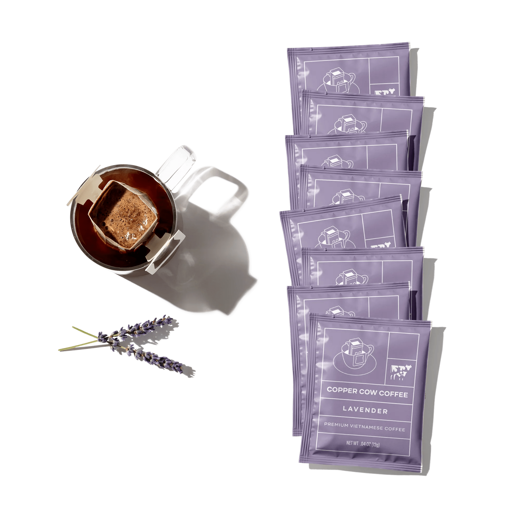 Lavender Vietnamese Coffee Copper Cow Coffee