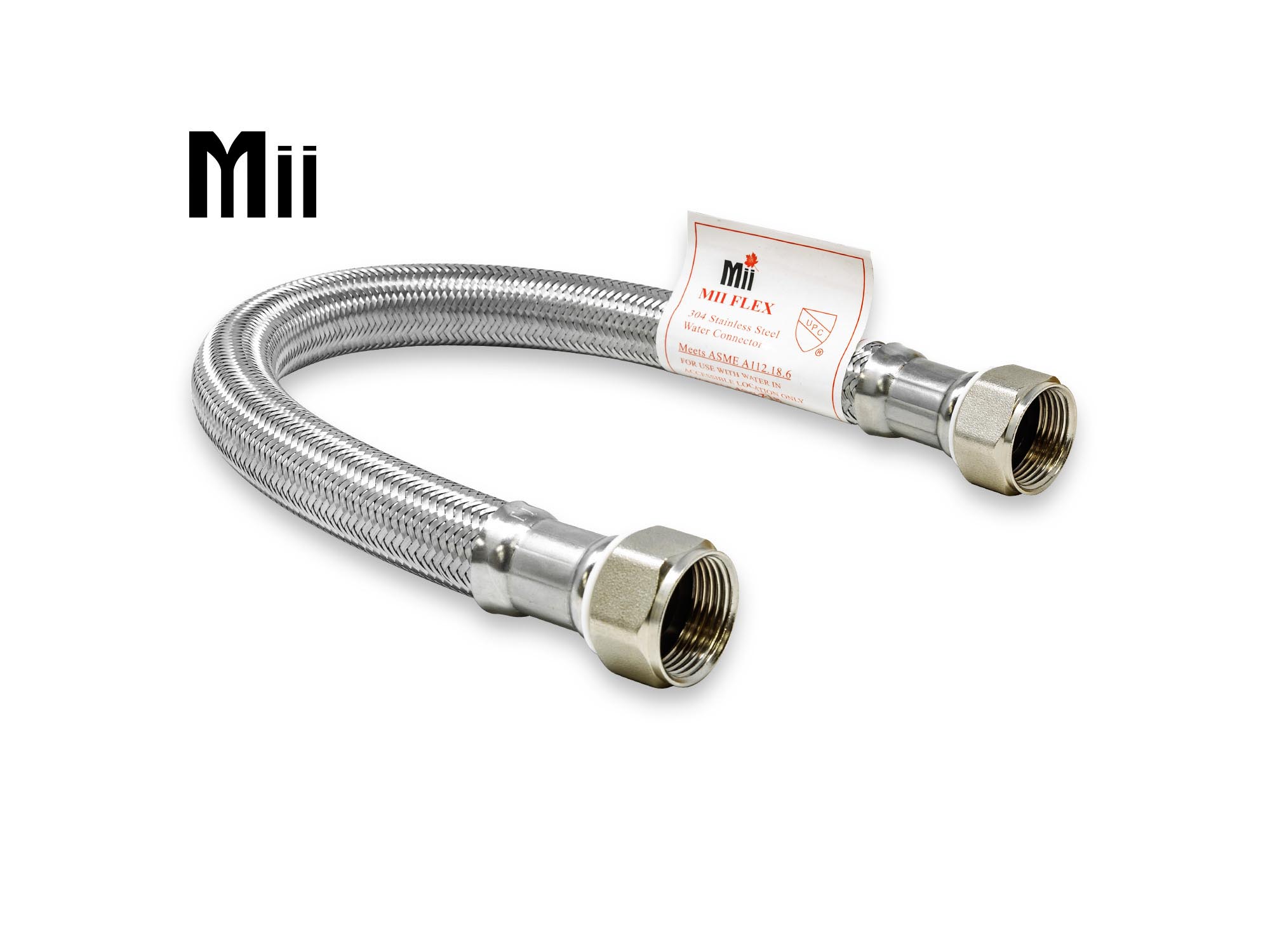 SS BRAIDED WATER HEATER CONNECTOR (FIP) Copperfit Industries