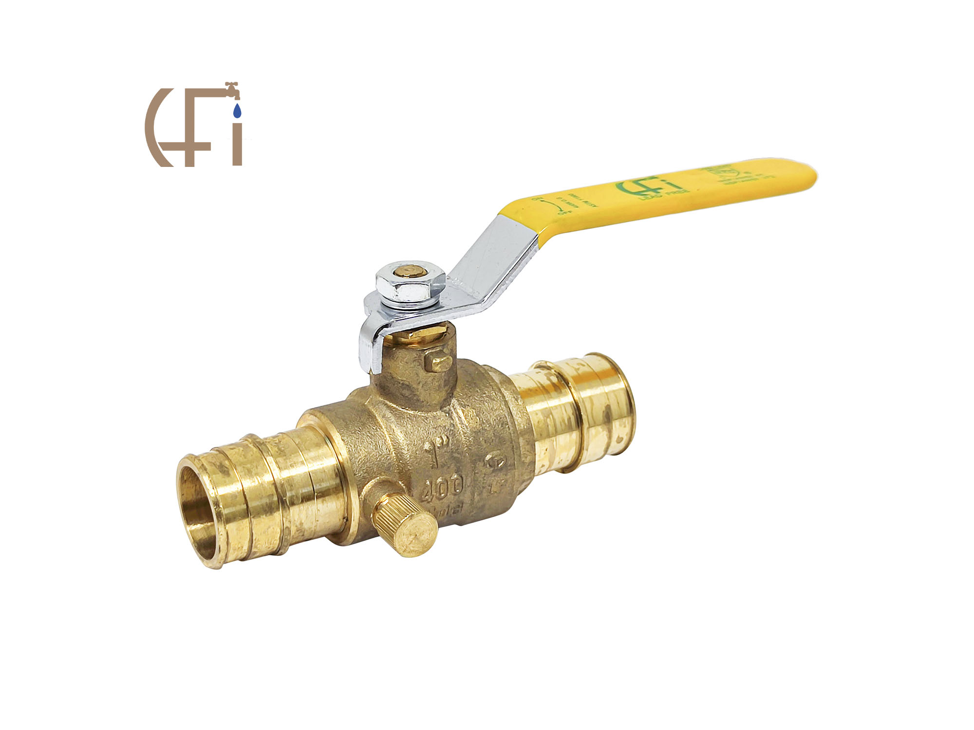 Lead Free Expansion PEX Ball Valve w/ Drain Copperfit Industries