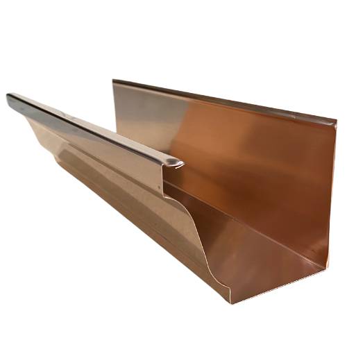 10' KStyle Copper Gutter 6" Copper Gutter Supply Company