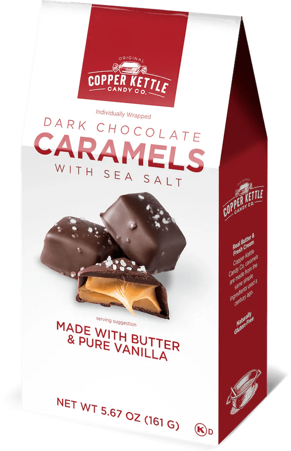 Milk Chocolate Caramels with Sea Salt Authentic OldFashioned Soft