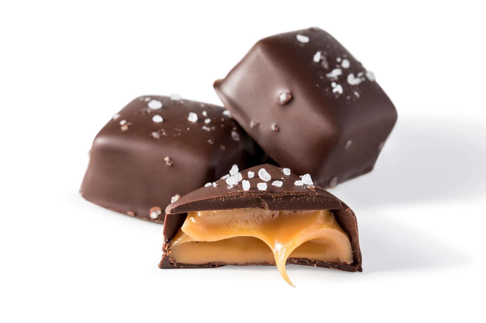 Milk Chocolate Caramels with Sea Salt Authentic OldFashioned Soft