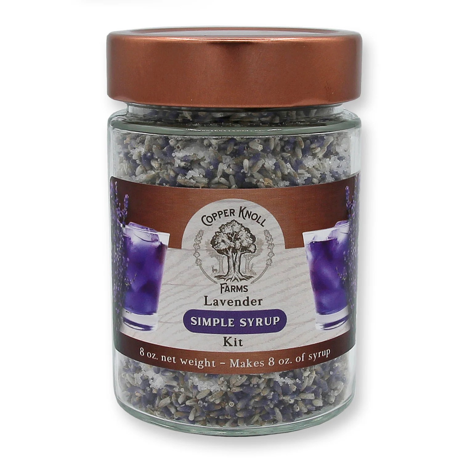 Lavender Simple Syrup Kit Copper Knoll Farms
