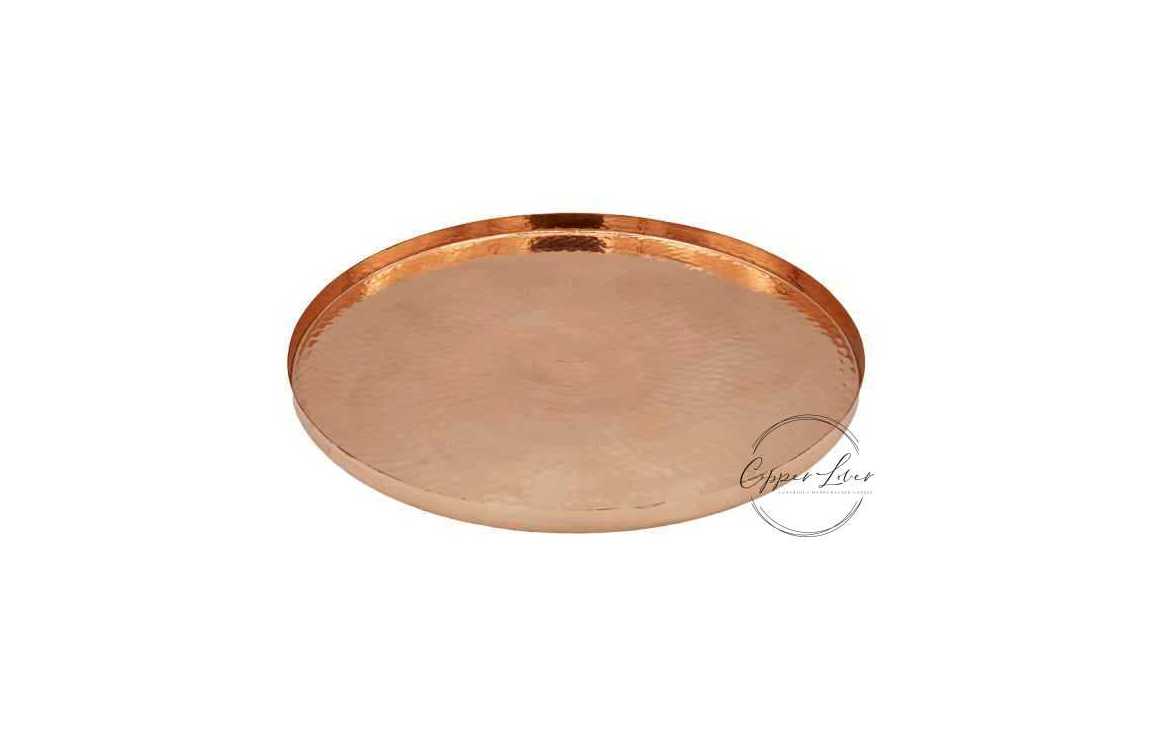 Hammered copper serving tray Copper Lover