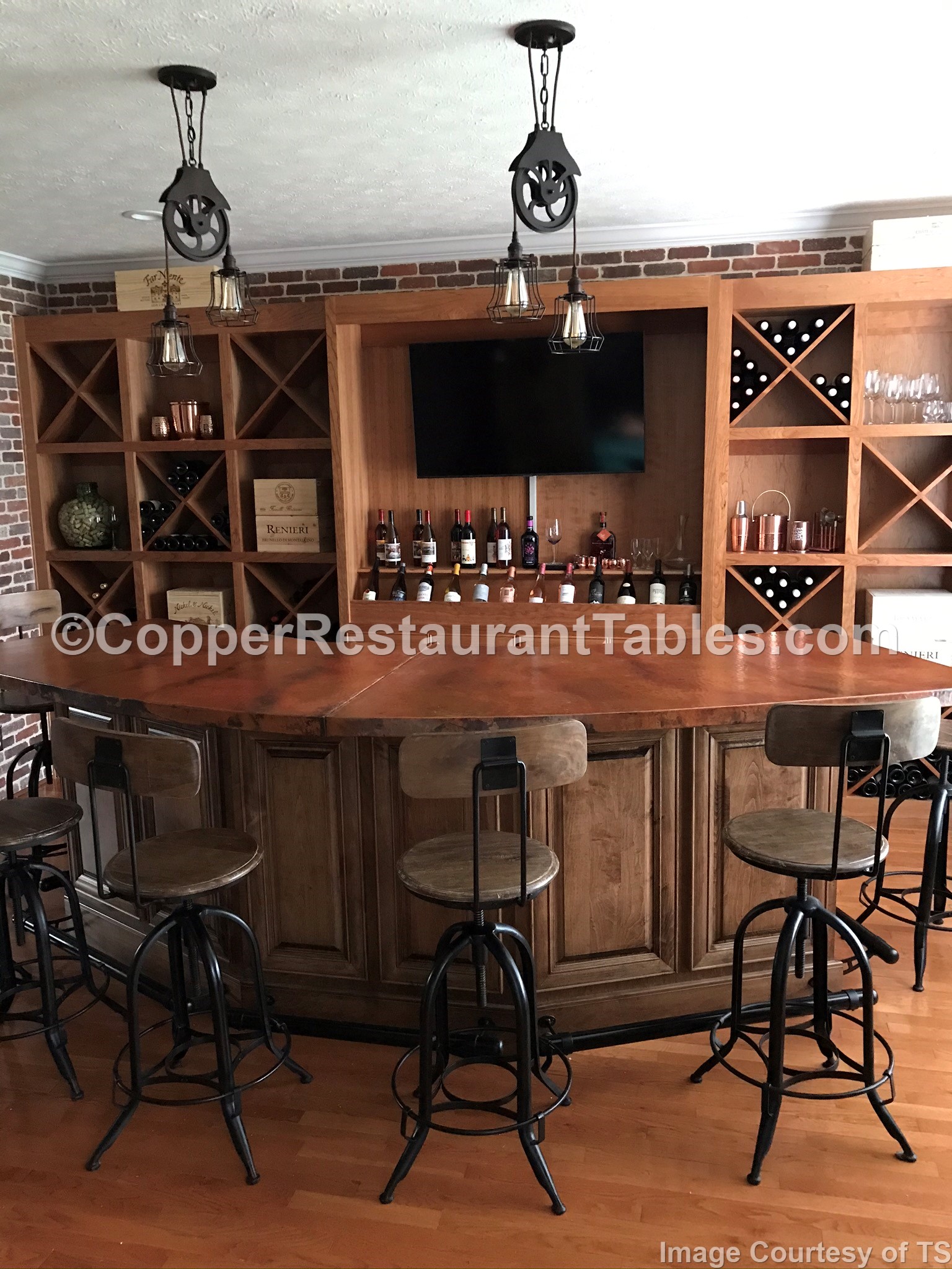 Copper Restaurant Bar Tops