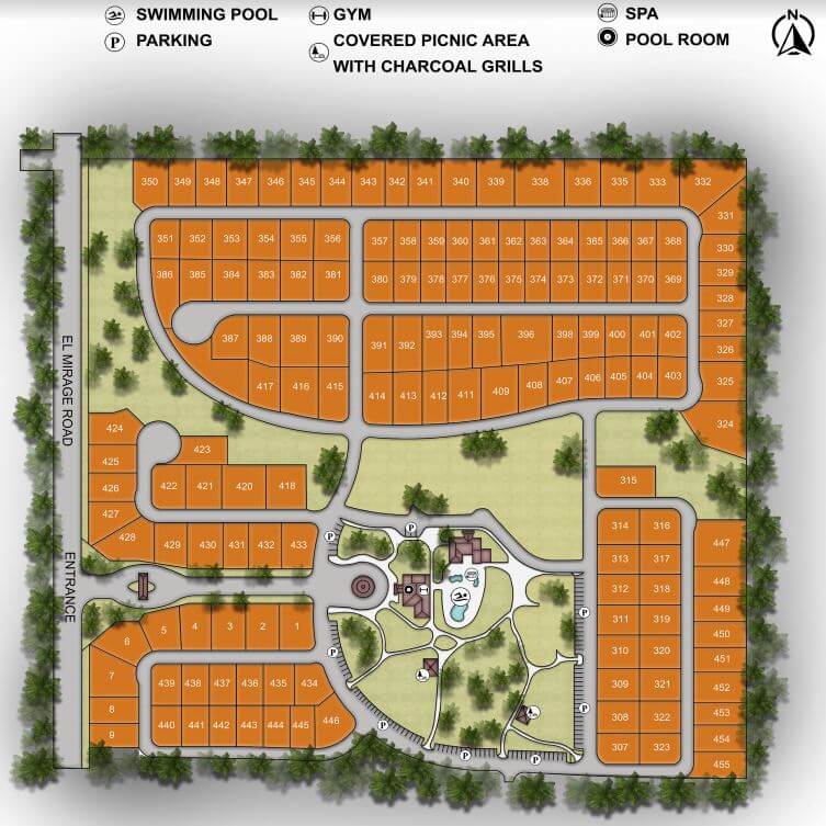 Manufactured Homes for Sale El Mirage 55+ Community