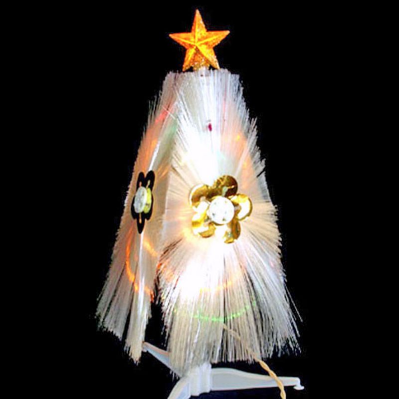 Copperton Lane Rainbow Halo Lighted Fiber Optic Christmas Tree In